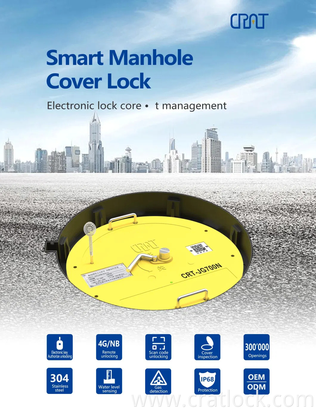 4G Management Manhole Cover